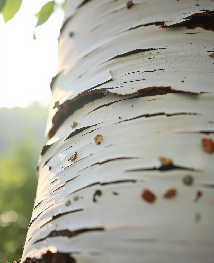 Birch forest textures symbolizing clean data layers